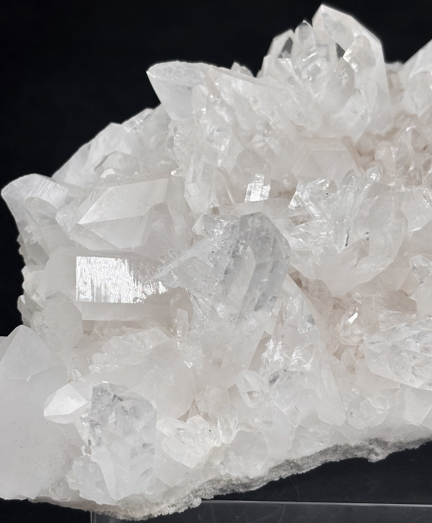 Cluster de Cuarzo Blanco