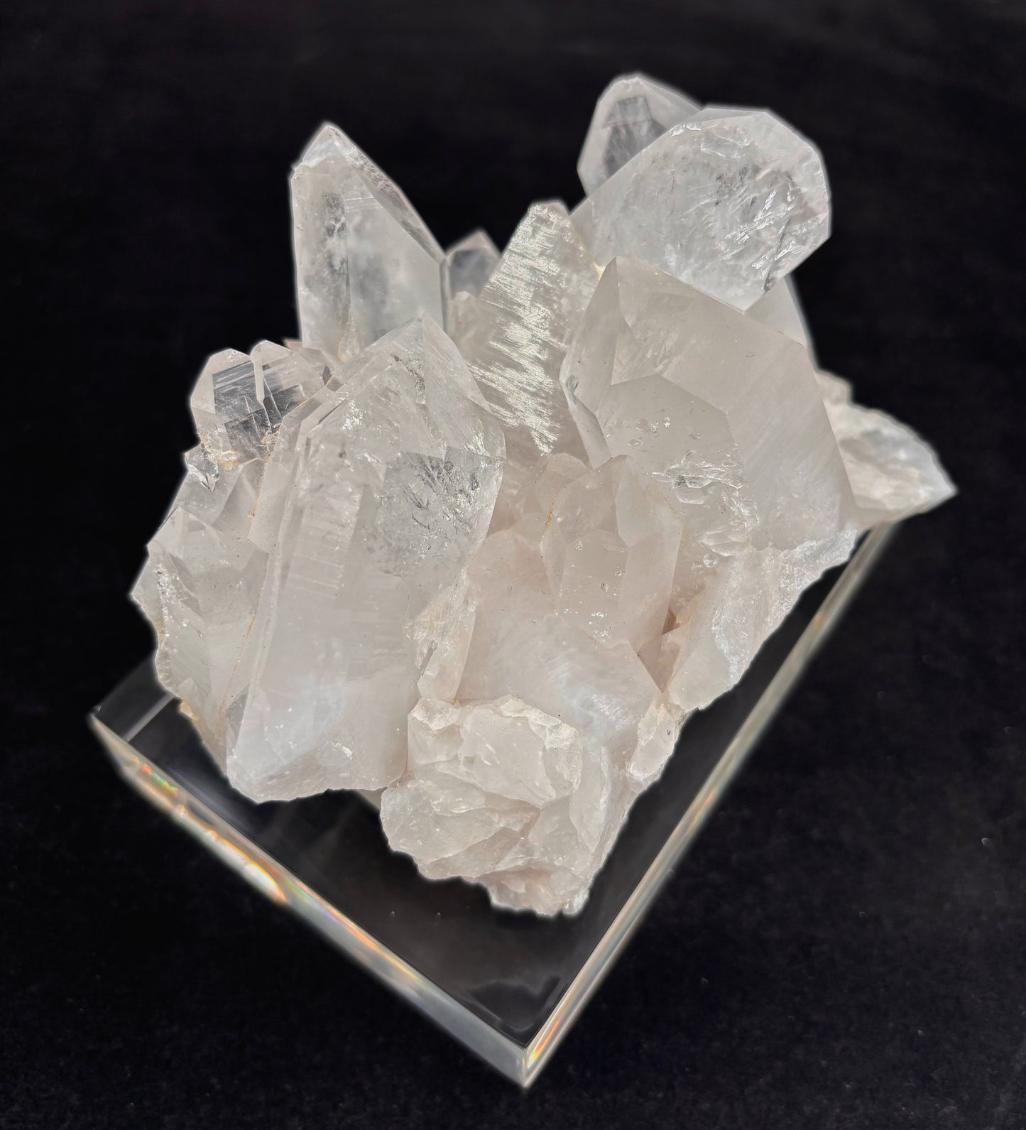Cluster de Cuarzo Blanco
