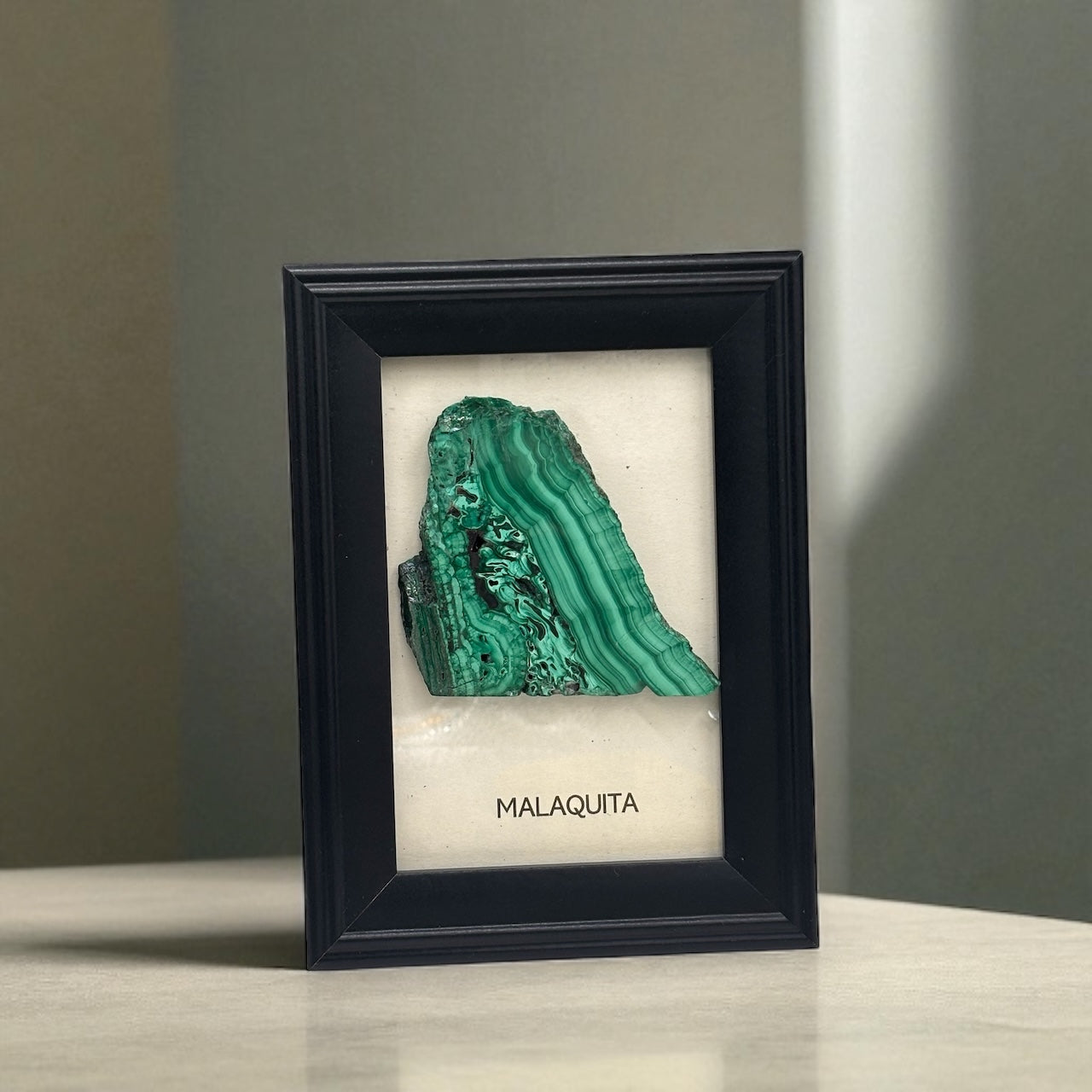 Placa de Malaquita con Marco
