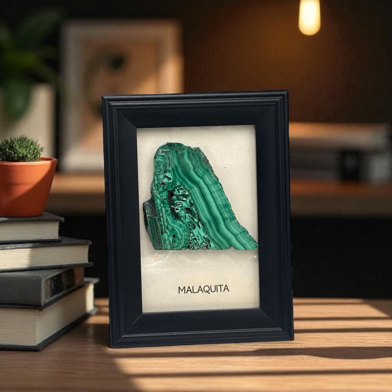 Placa de Malaquita con Marco